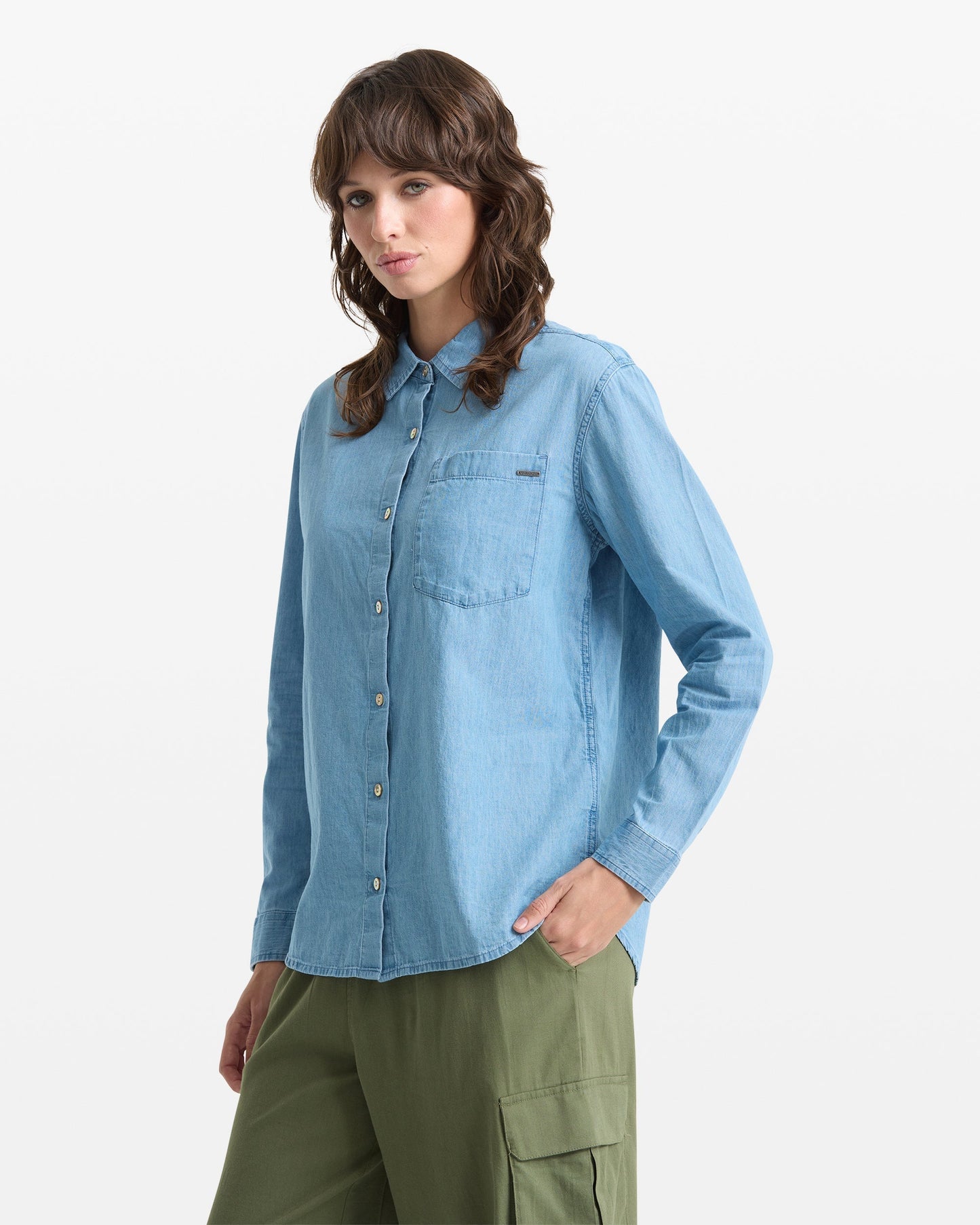 Women's Lived In Button Up