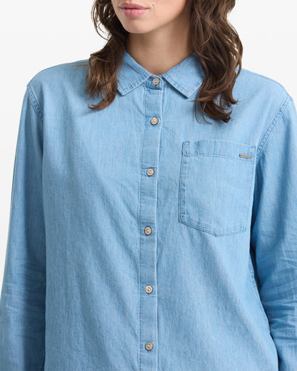 Women's Lived In Button Up