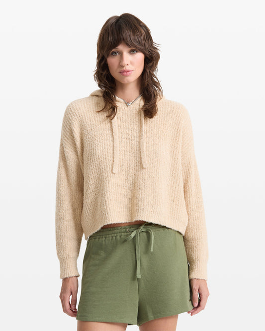 Women's Lived In Sweater-Oat-Volcom