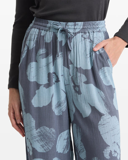 Women's Grumpy Sunshine Pants-Blue Sapphire-Volcom