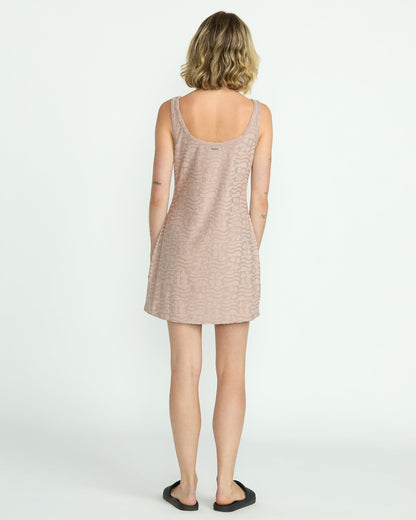 Women's Coco Ho Mini Dress-Stone-Volcom