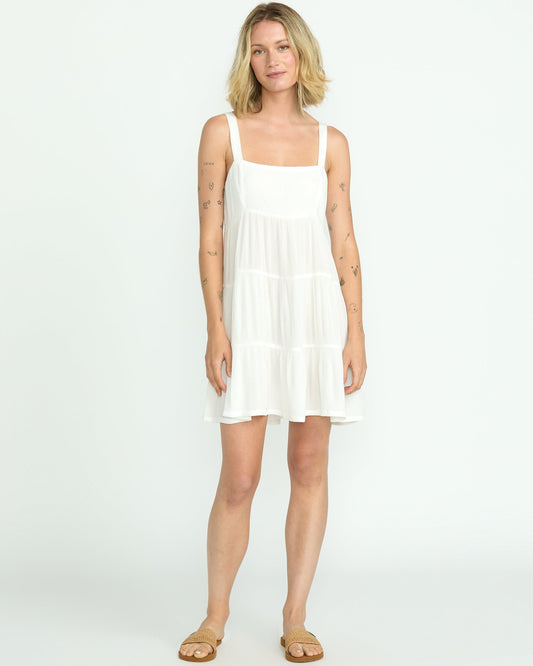 Women's Beachmoonstone Dress-White-Volcom