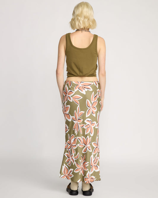 Women's Psychonic Skirt-Light Army-Volcom