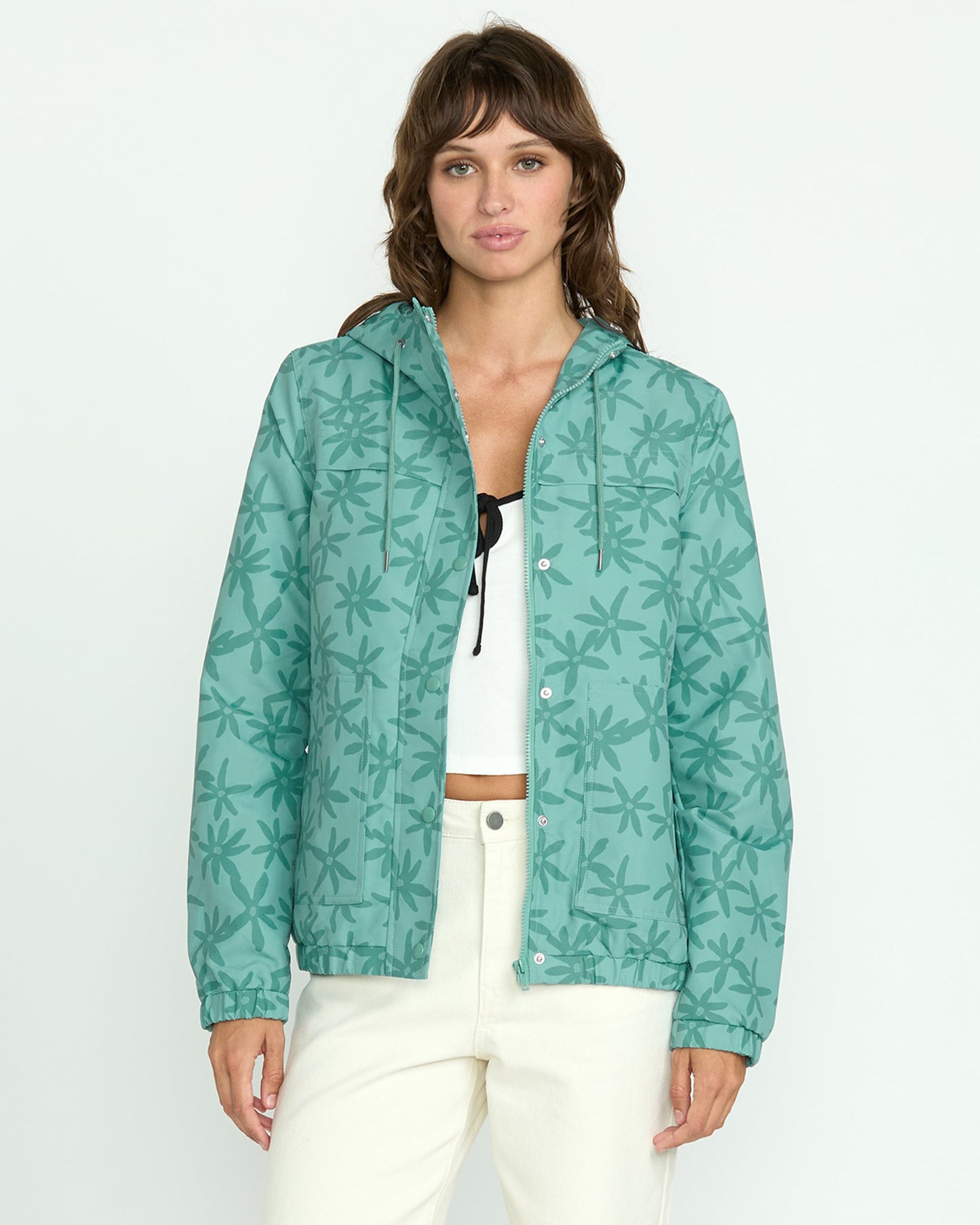 Women's Enemy Stone Jacket-Stormy Blue-Volcom