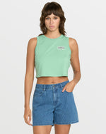Women's Have Some Fun Tank-Seagreen-Volcom