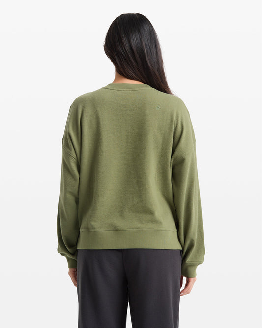 Women's Lived In Fleece Henley