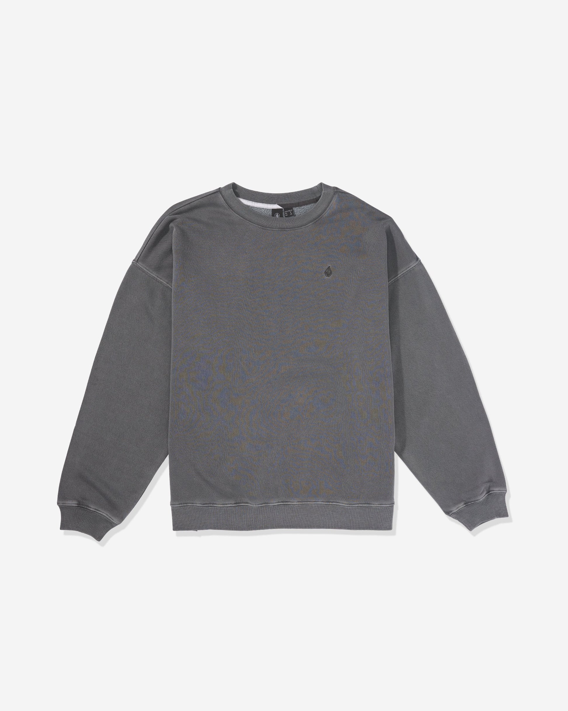 Volcom Women's Stone Soft Crew Charcoal