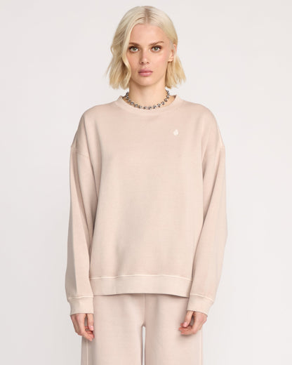Women's Stone Soft Crew