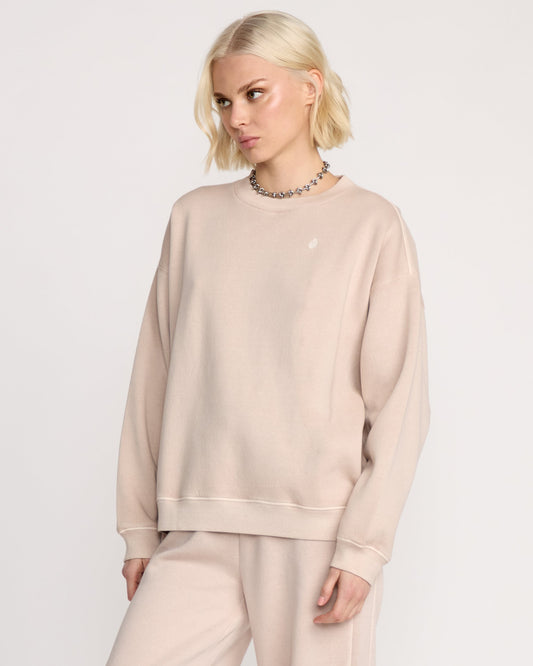 Women's Stone Soft Crew