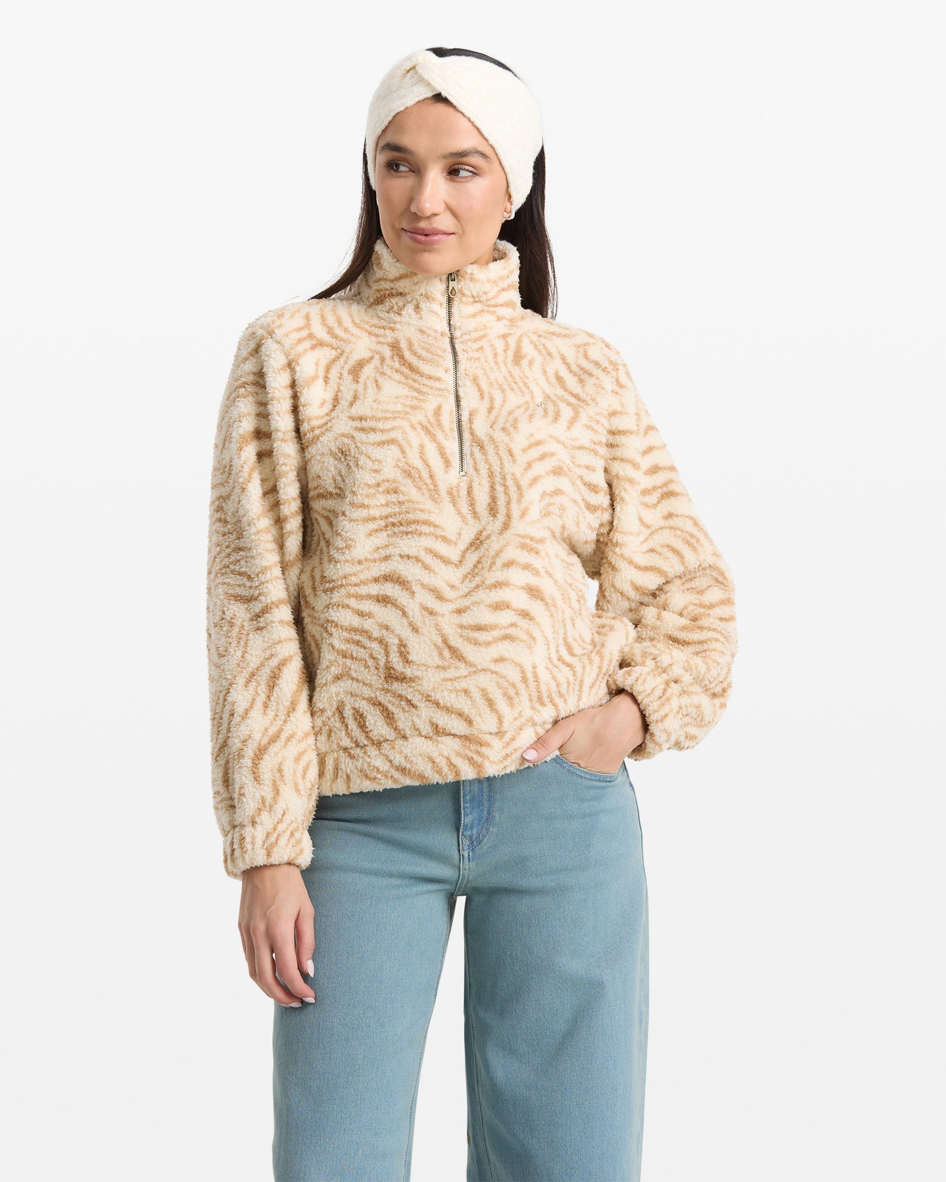 Women's Halfstone Zip Sweatshirt