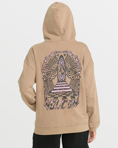 Women's Stone Art Up Zip