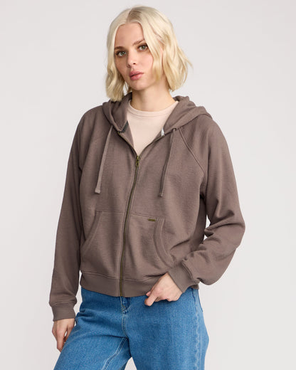 Women's Lived In Fleece Zip Hoodie