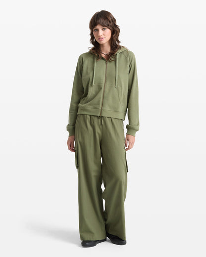 Volcom Women's Lived In Fleece Zip Sweatshirt