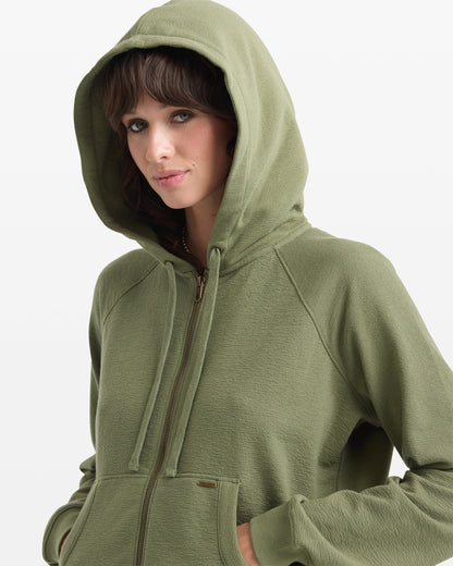 Women's Lived In Fleece Zip Hoodie