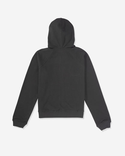 Women's Lived In Fleece Zip Hoodie-Vintage Black-Volcom