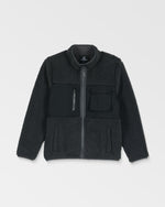 Kids' Storm Stone Zip Fleece-Asphalt Black-Volcom