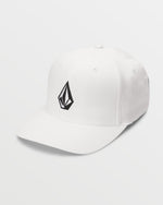 Men's Full Stone Flexfit Hat-White-Volcom