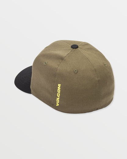 Men's Full Stone Flexfit Hat-Wintermoss-Volcom