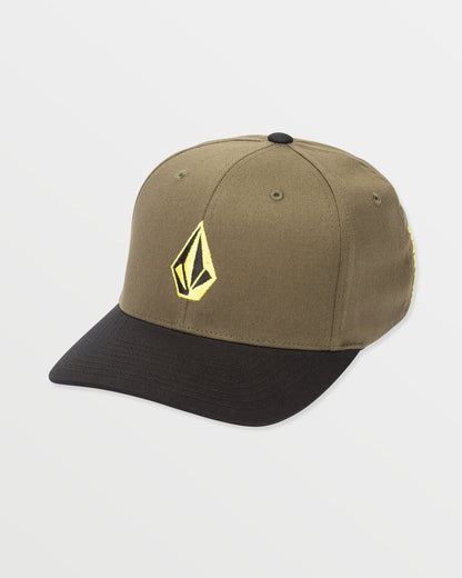 Men's Full Stone Flexfit Hat-Wintermoss-Volcom