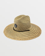 Men's Quarter Straw Hat-Natural-Volcom
