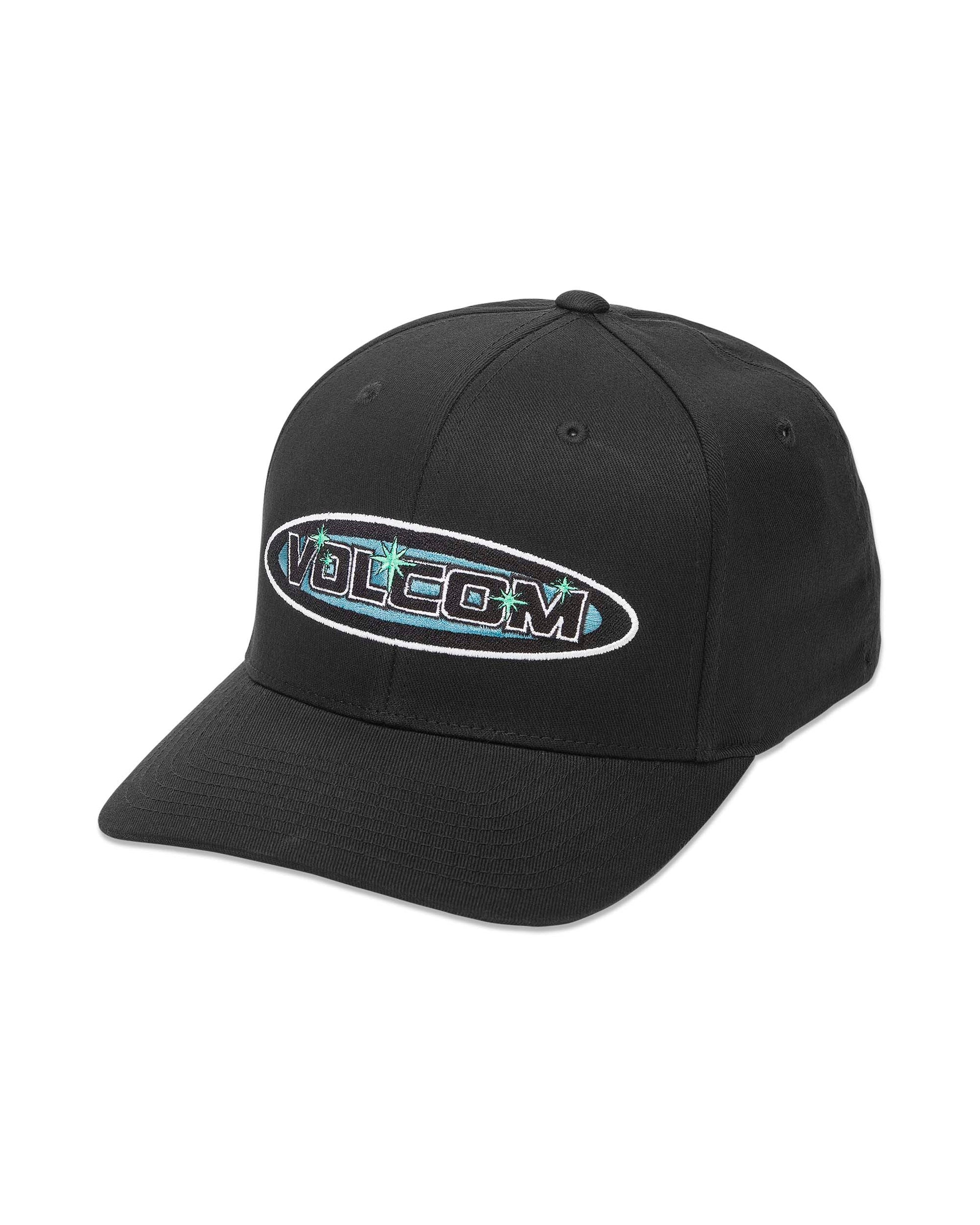 Men's 21St Century Stone Flexfit Hat-Black-Volcom