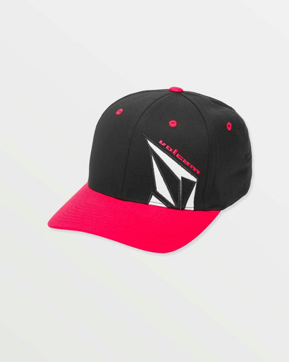 Men's 21St Century Stone Flexfit Hat-Chili Red-Volcom