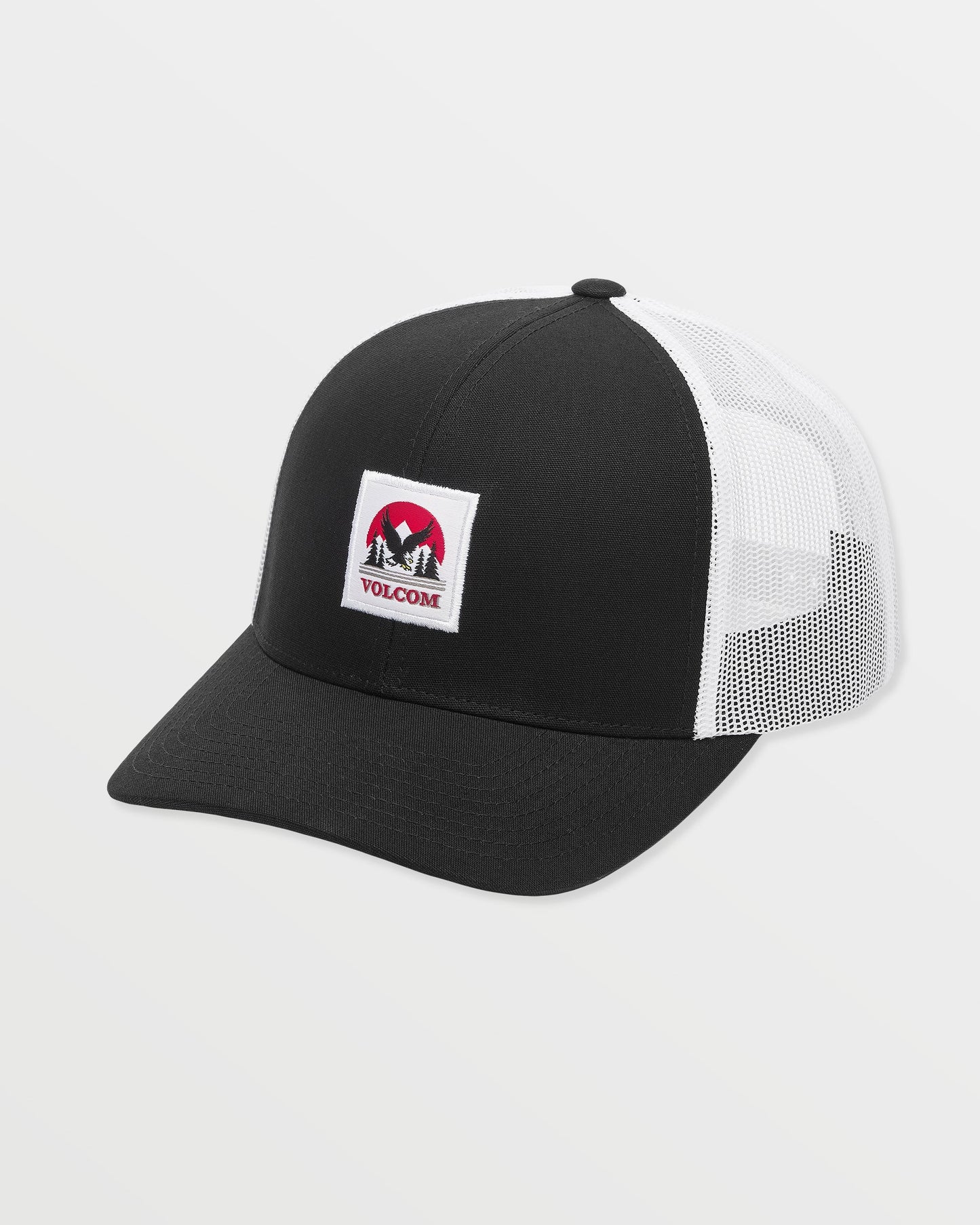 Men's Talons Trucker Hat-Black-Volcom