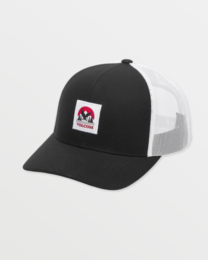 Men's Talons Trucker Hat-Black-Volcom