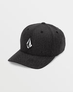 Men's Full Stone Heather Flexfit Hat-Charcoal Heather-Volcom