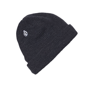 Men's Full Stone Beanie-Charcoal Heather-Volcom