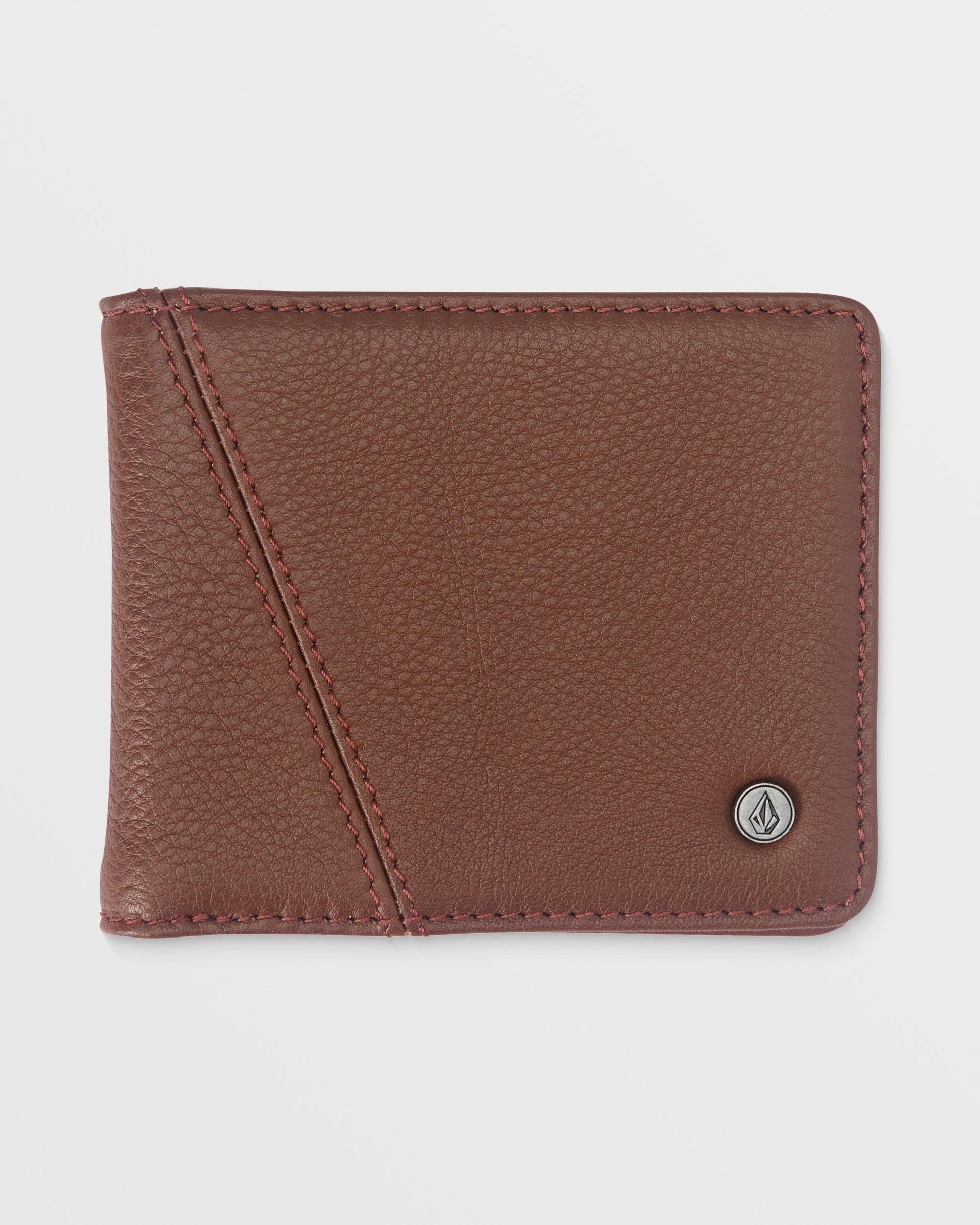 Pay-A-Pal Leather Bifold-Brown-Volcom
