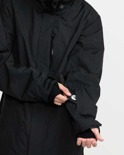 Men's L Gore-Tex Insulated Jacket-Black-Volcom