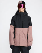 Men's L Insulated Gore-Tex Jacket-Pale Mauve-Volcom