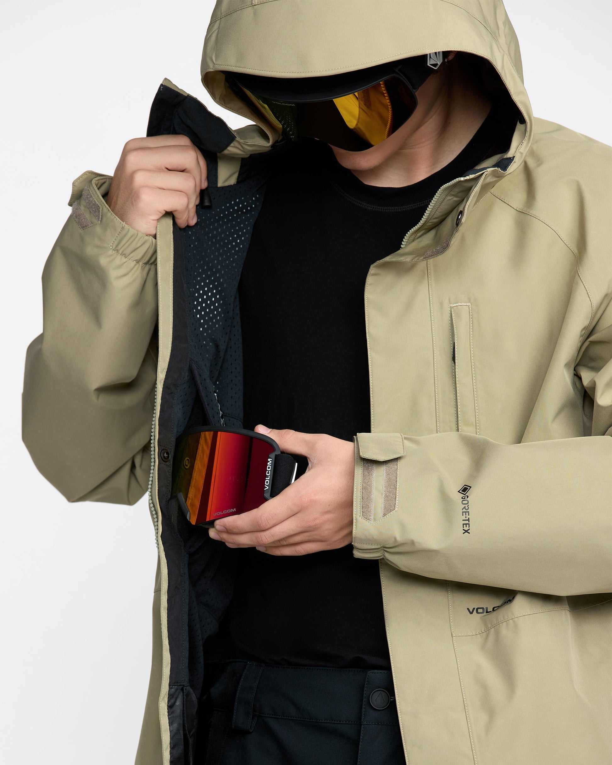 Men's Dua Insulated Gore-Tex Jacket-Moss Green-Volcom
