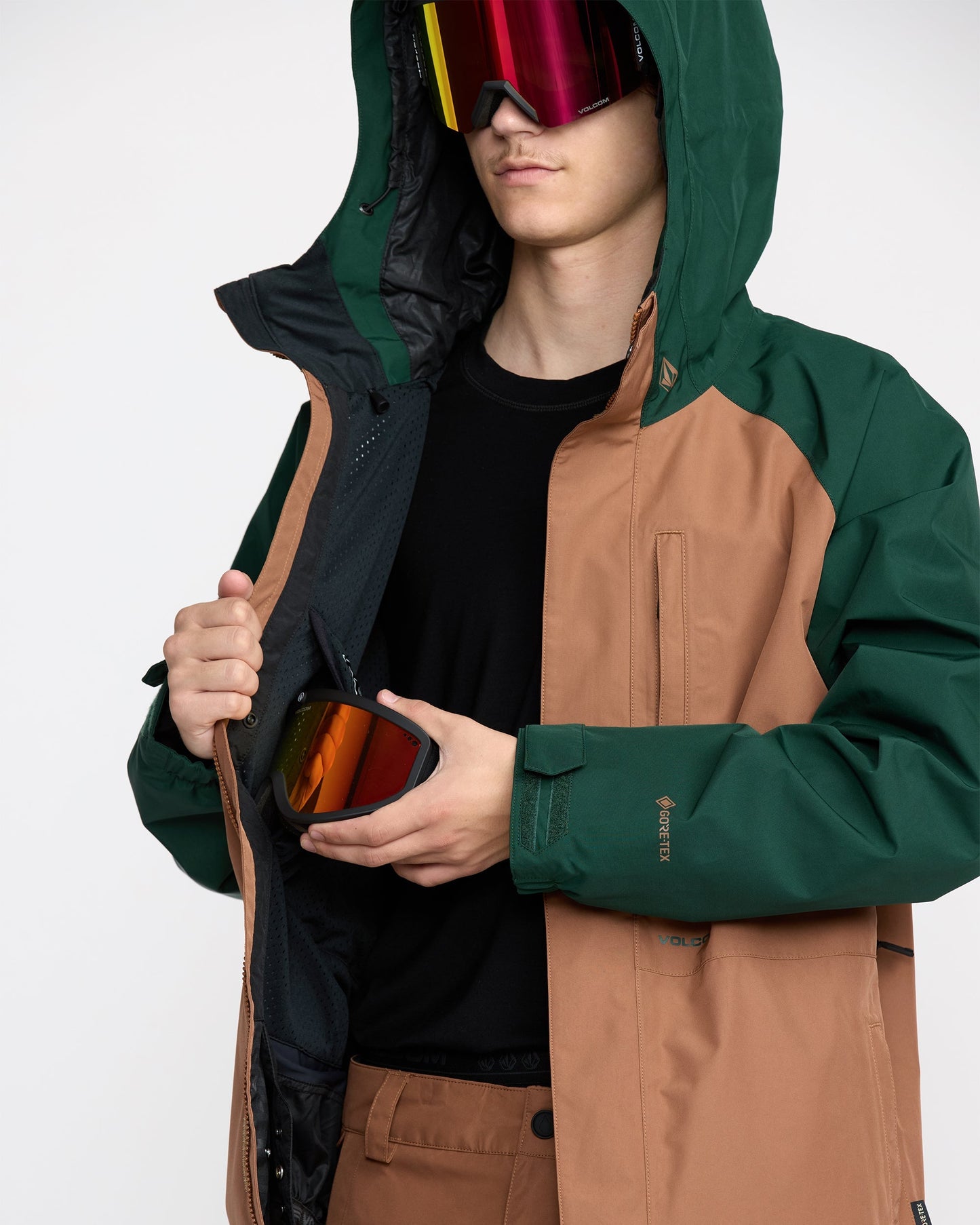 Men's Dua Gore-Tex Insulated Jacket-Terra Brown-Volcom