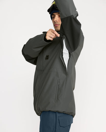 Men's Primry Insulated Jacket-Dark Grey-Volcom