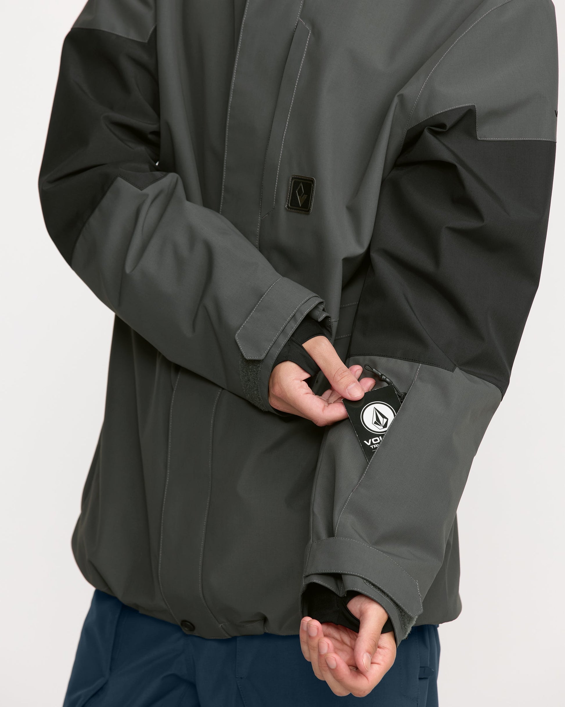 Men's Primry Insulated Jacket-Dark Grey-Volcom