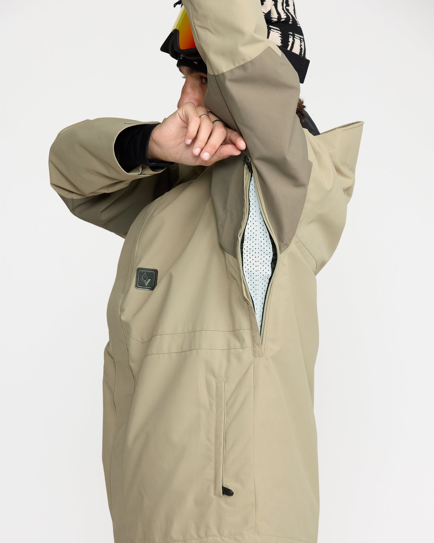 Men's Primry Insulated Jacket-Moss Green-Volcom