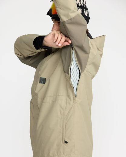 Men's Primry Insulated Jacket-Moss Green-Volcom
