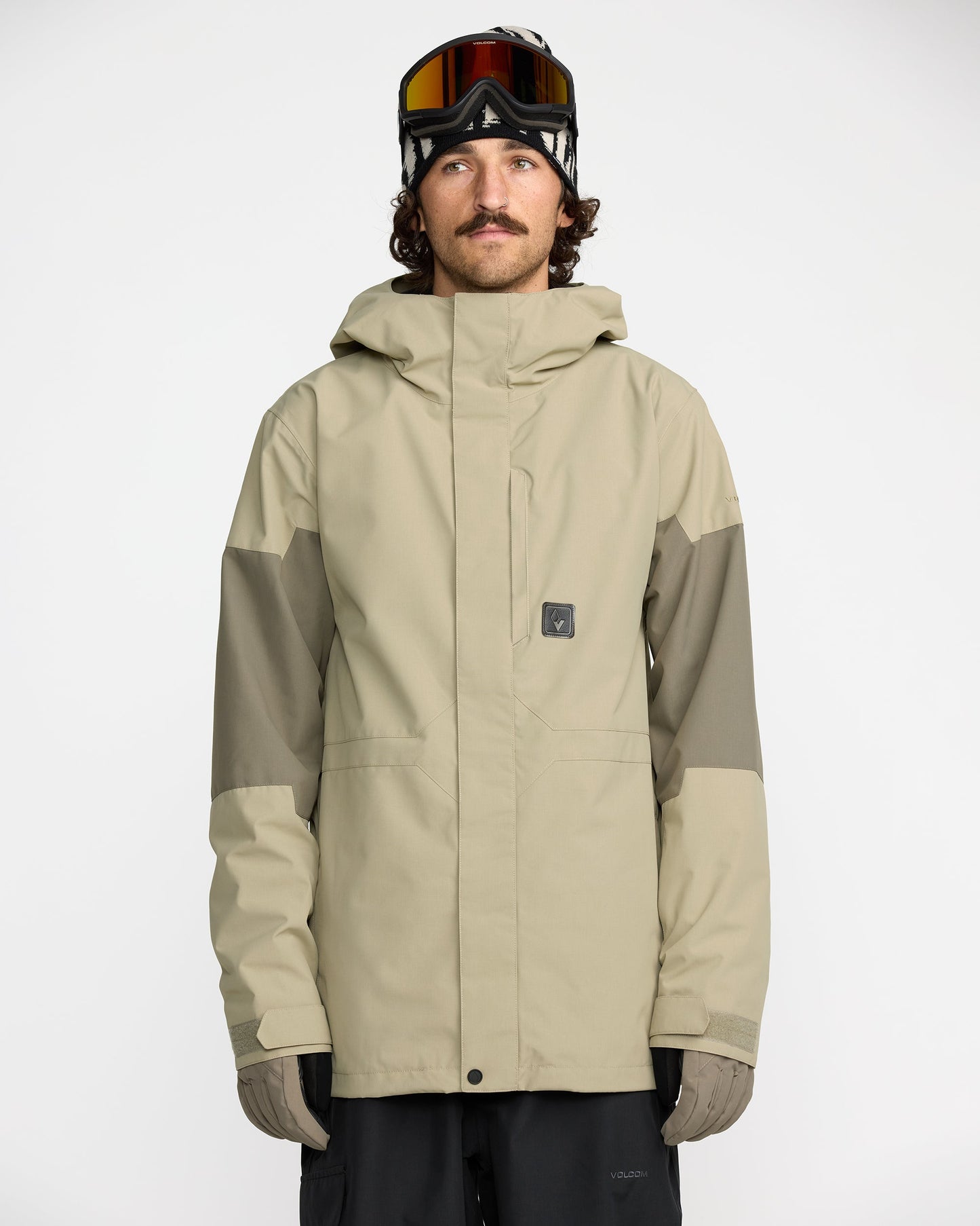 Men's Primry Insulated Jacket-Moss Green-Volcom