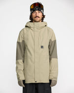 Men's Primry Insulated Jacket-Moss Green-Volcom