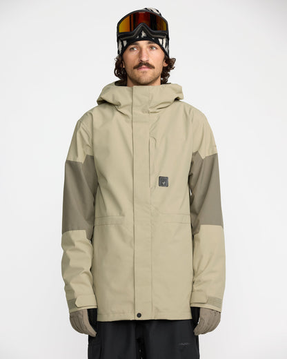 Men's Primry Insulated Jacket-Moss Green-Volcom