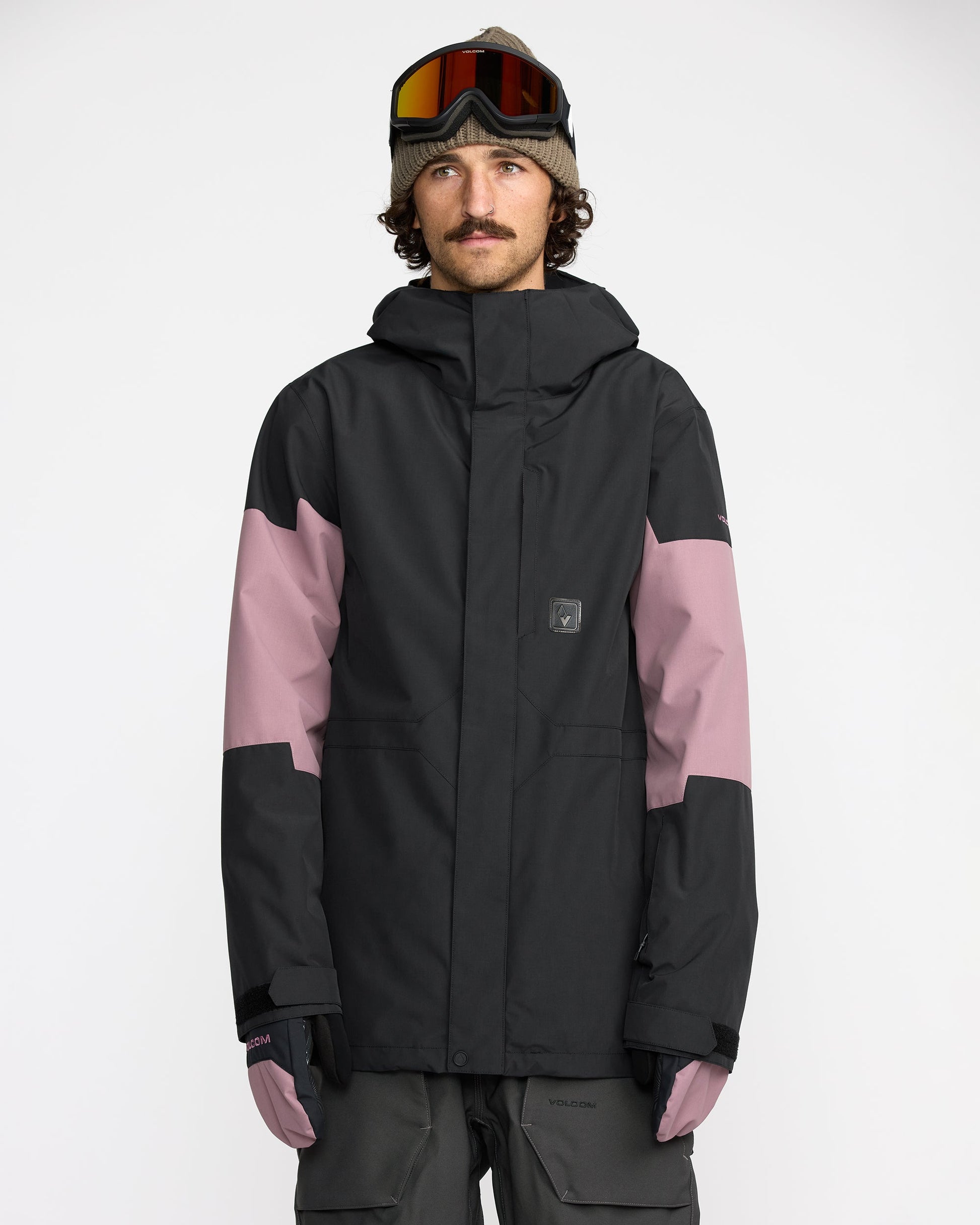 Men's Primry Insulated Jacket-Pale Mauve-Volcom