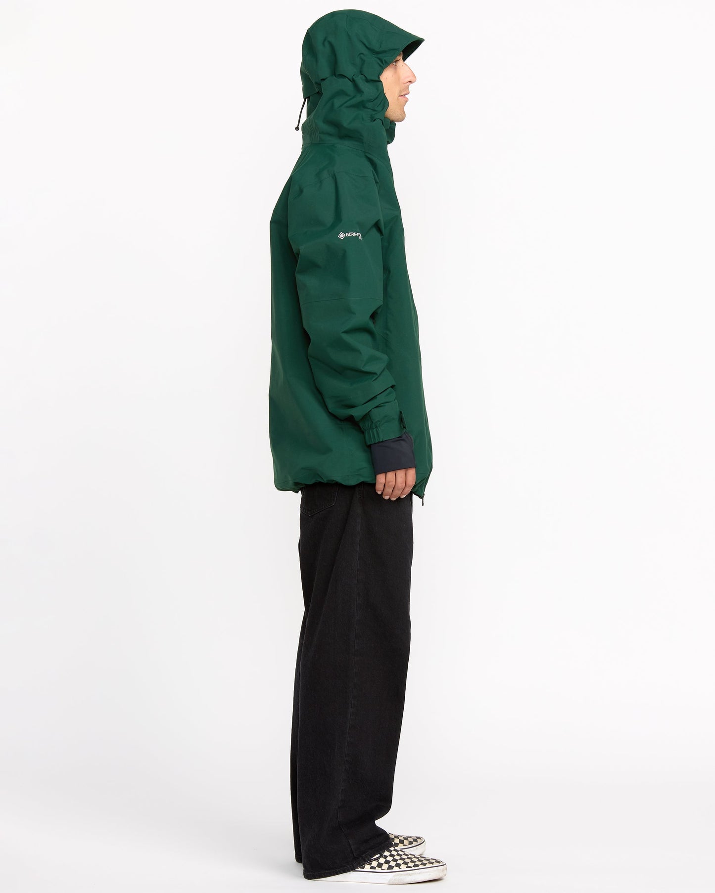 Men's Anyox Guide Gore Pro Shell Jacket-Black Green-Volcom