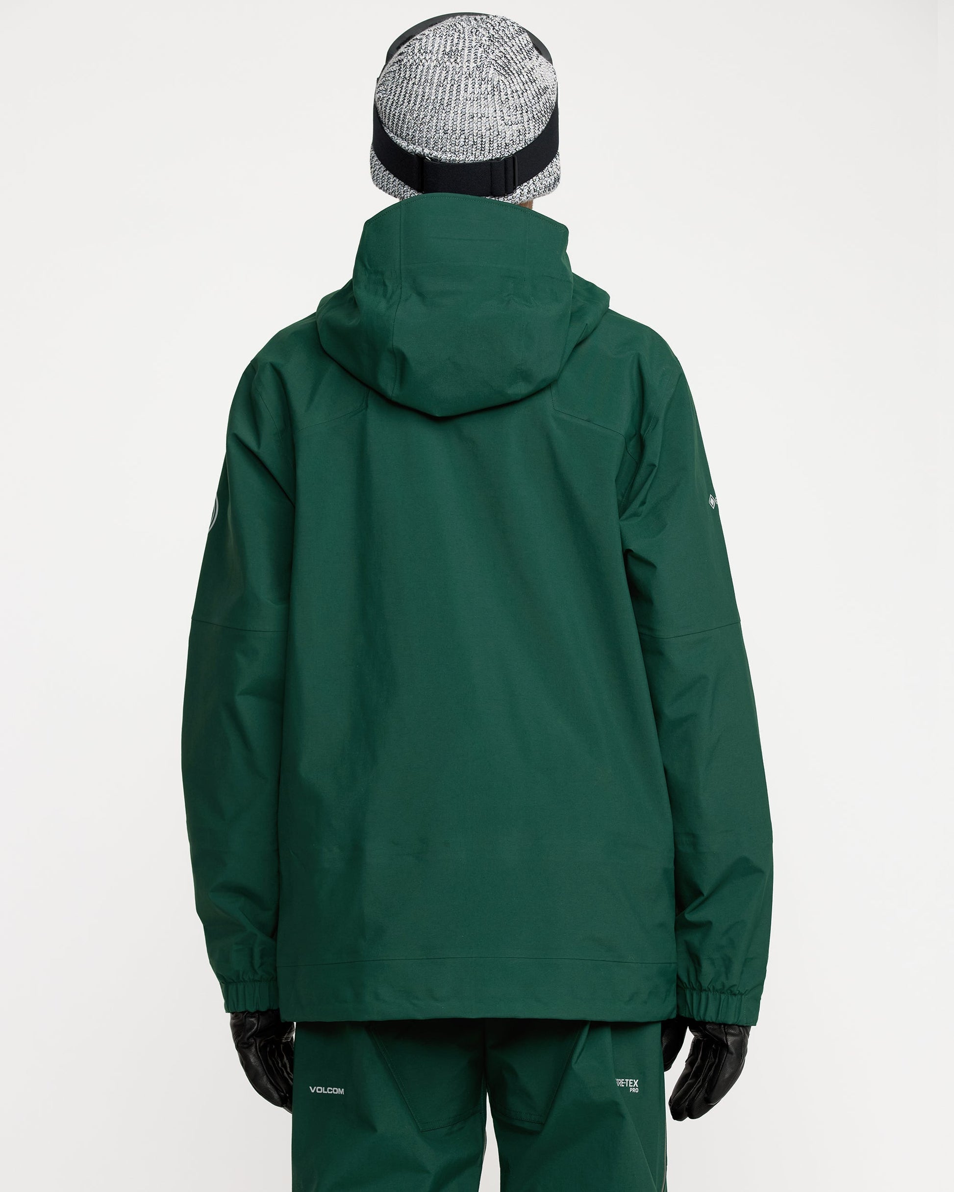 Men's Anyox Guide Gore Pro Shell Jacket-Black Green-Volcom