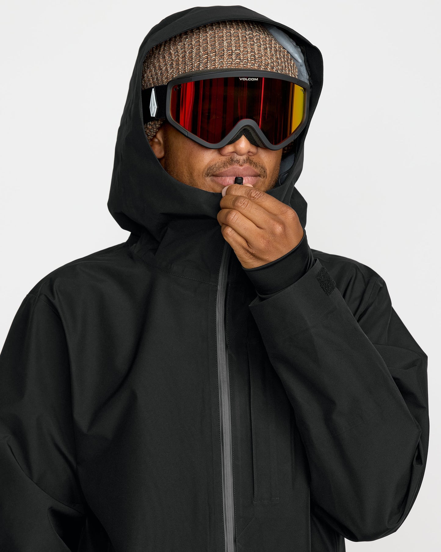 Men's Tester 3L Gore-Tex Jacket-Black-Volcom