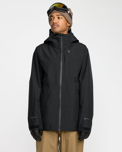 Men's Tester 3L Gore-Tex Jacket-Black-Volcom