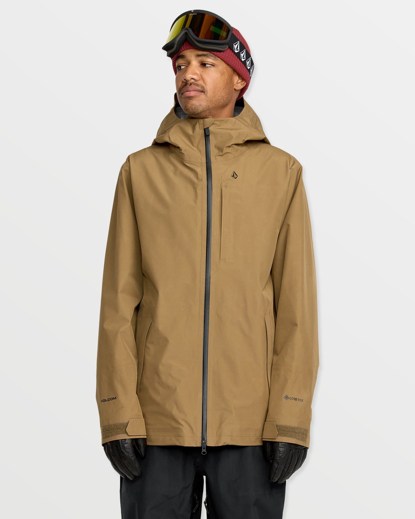 Men's Tester 3L Gore-Tex Jacket-Bronze-Volcom