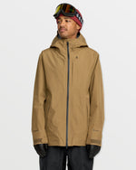 Men's Tester 3L Gore-Tex Jacket-Bronze-Volcom