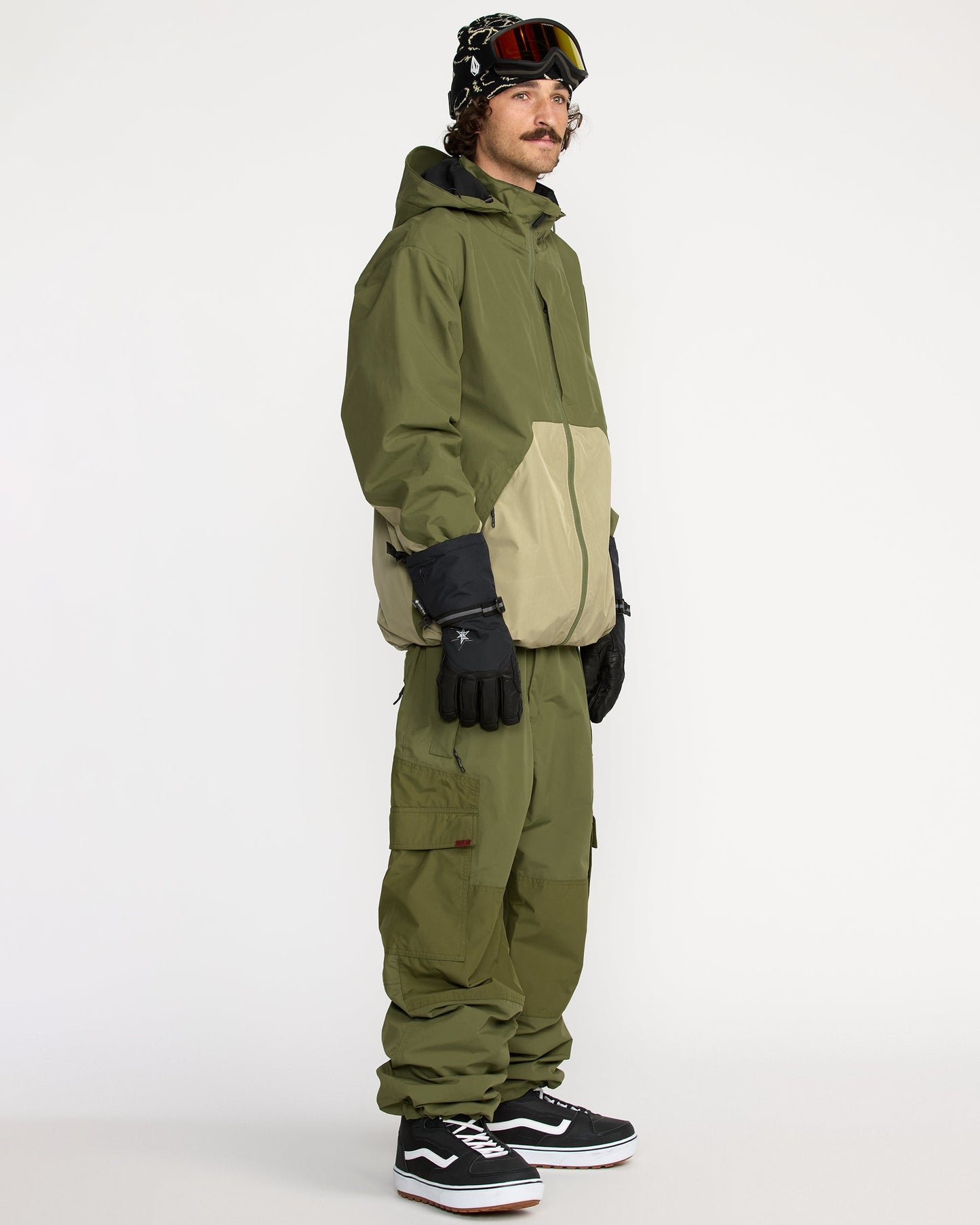 Volcom Men's Longo Gore-Tex Jacket Dark Olive